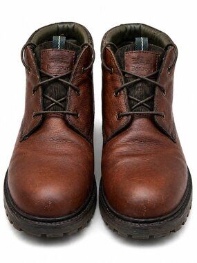 Barbour South Shields Leather Boots Brown Men’s Size 11 Waterproof Chukka Work